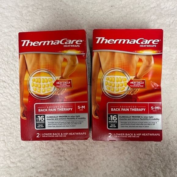 thermacare Other - 2 Pack: Thermacare Back/Hip Pain Heatwraps Small Med